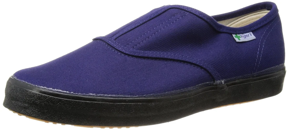 Nisshin Scarpe da Lavoro Hyper V Antiscivolo Leggere Senza Punta 1000 Blu - Nisshin Rubber