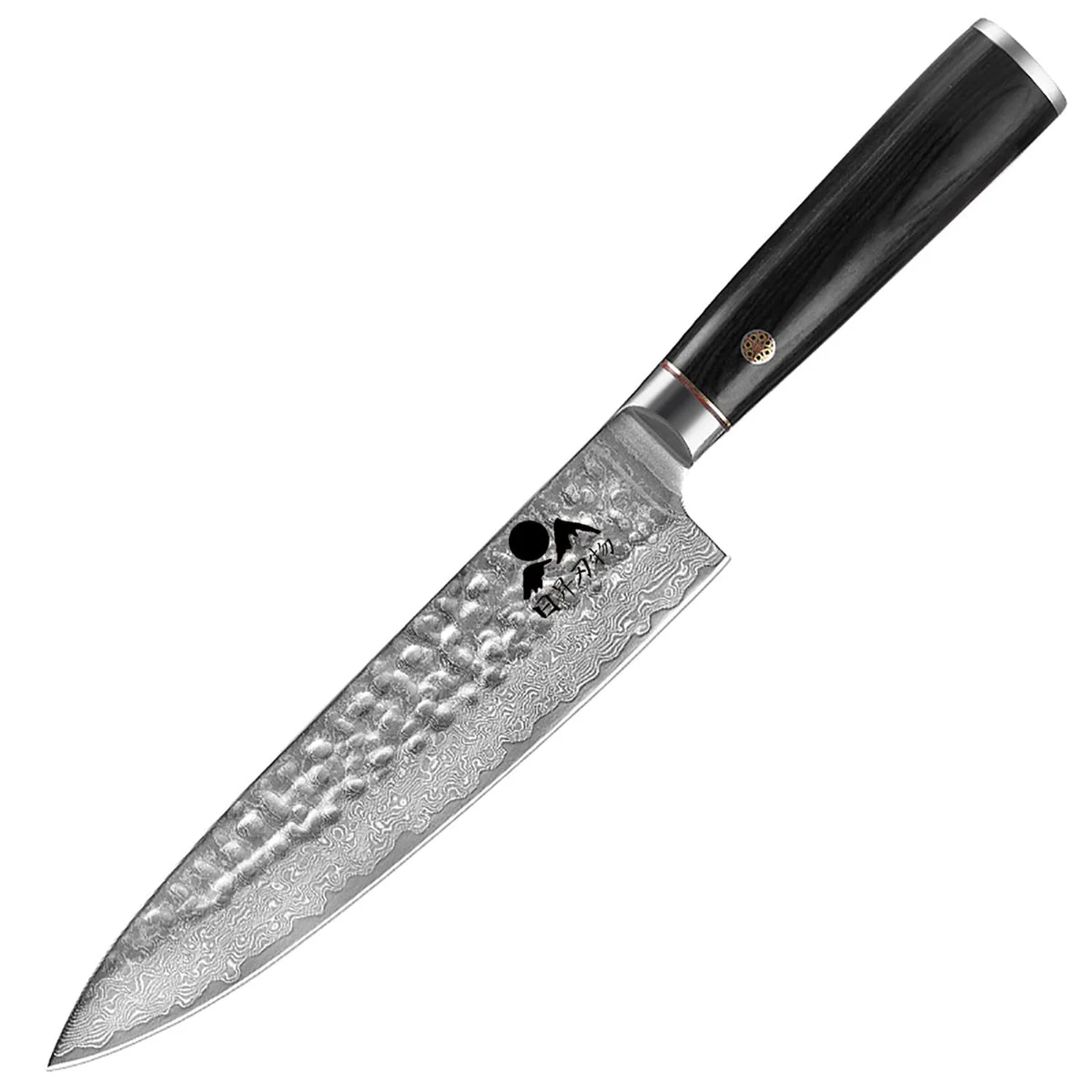 Nissho Coltello Chef Gyuto 197mm VG-10 Damascus Cucina Knife