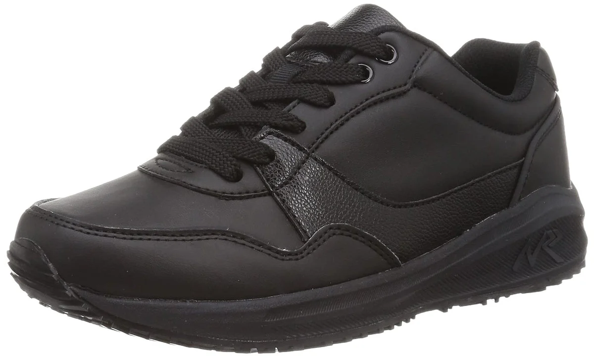 Nissin Rubber Hyper V #006 Work Shoes - Oil & Slip-Resistant No Toe Cap Black