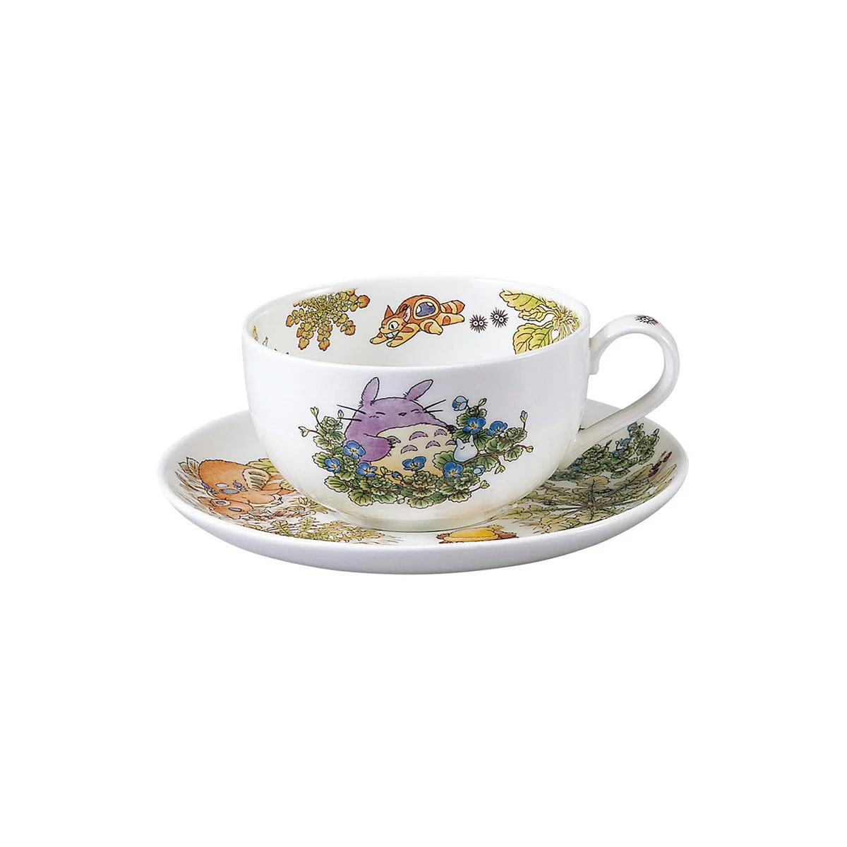 Noritake Milk Tea Cup & Saucer 325ml My Neighbor Totoro Veronica Design Microwave Safe Microwave Safe 325cc T97285A