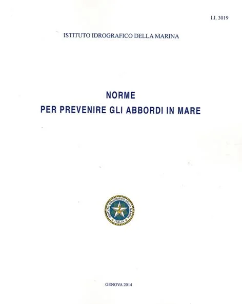 norme per prevenire gli abbordi in mare - Libri e DVD