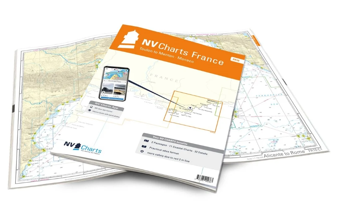 nv charts france FR10: toulon to menton – monaco - Carte nautiche, da pesca…