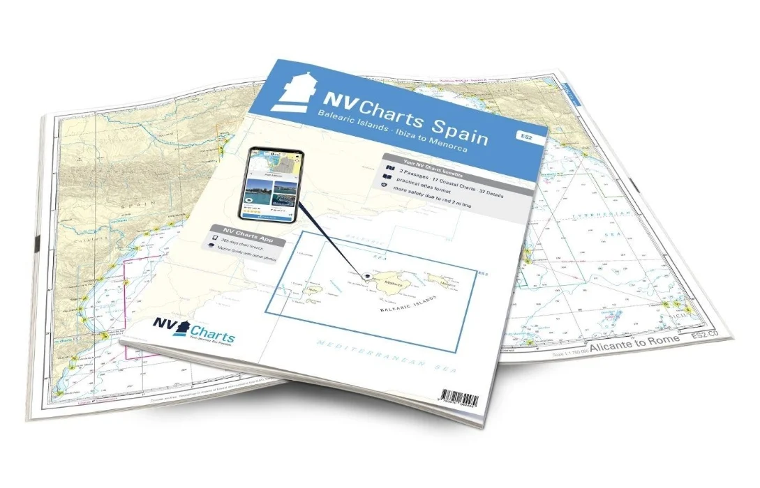 nv charts spain ES2: balearic islands - Carte nautiche, da pesca…