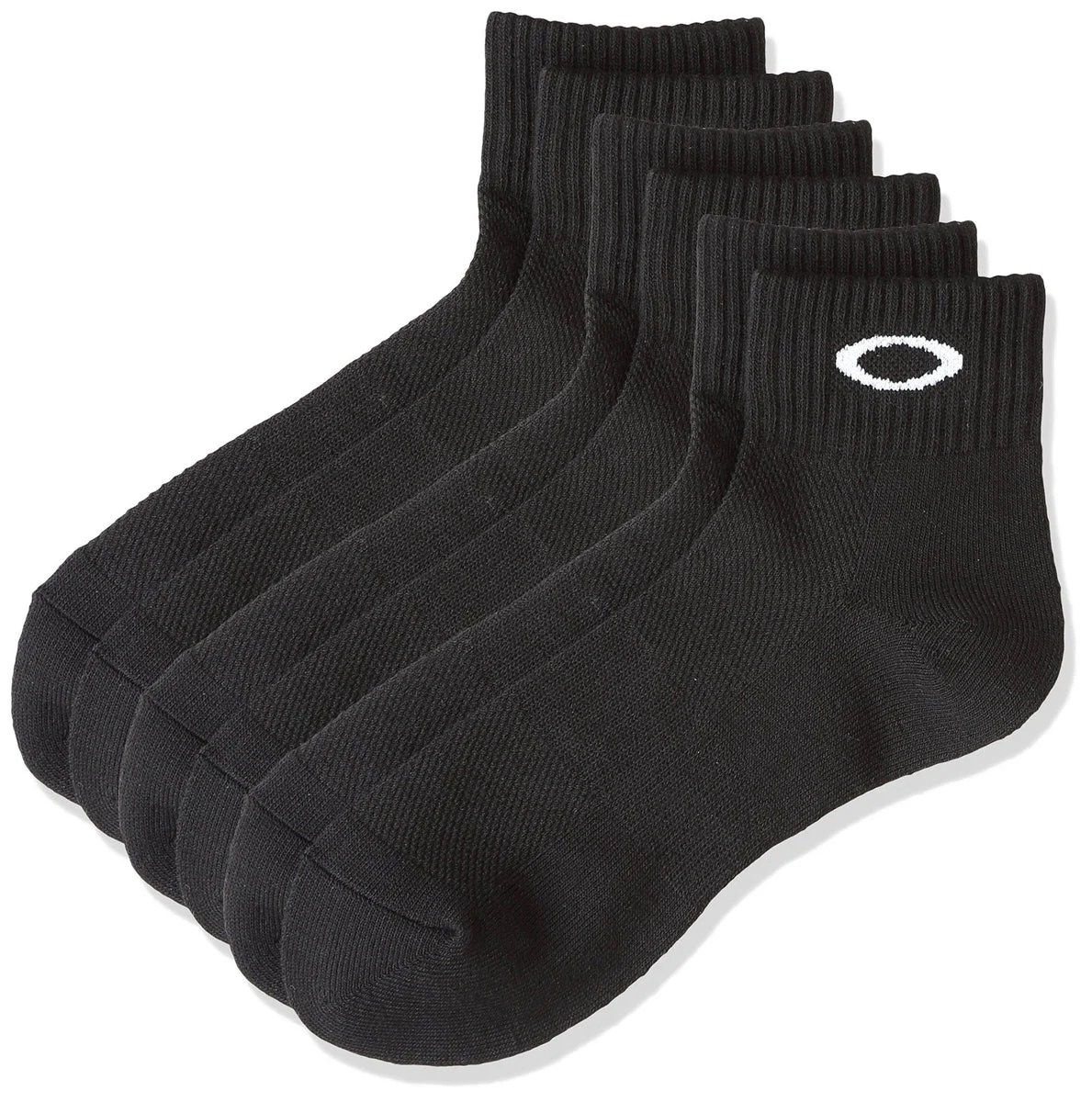 Oakley Calze Uomo 3 Paia 93238JP Nero Jet Taglia 25-27 cm