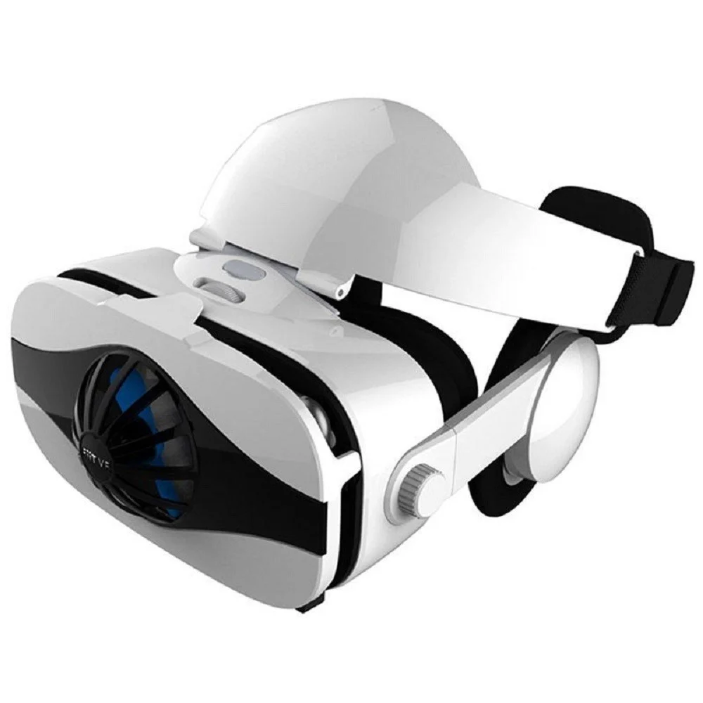 OCCHIALI 3D PER REALTÀ VIRTUALE FIIT VR BOX 5F MINI CON CUFFIE SMARTPHONE 4"-6,3"