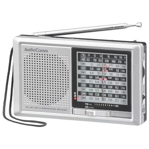 Ohm Radio Portatile AM/FM/SW1-9 100V RAD-H330N