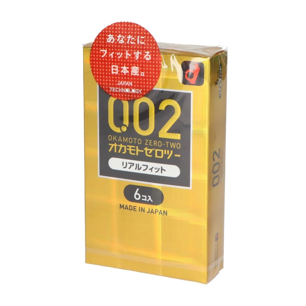 Okamoto Preservativi Zero Two Real Fit 6 pezzi senza lattice