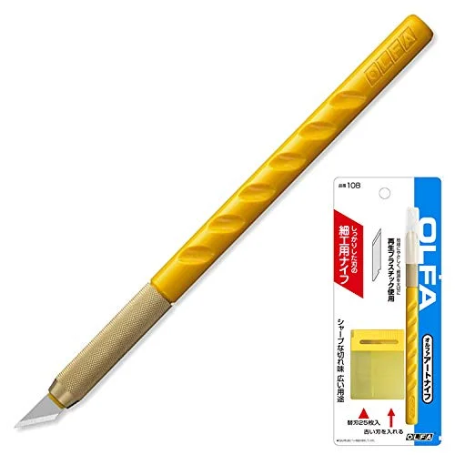 OLFA Coltello da Disegno 10B - Utensile da Taglio - Precisione - Nero