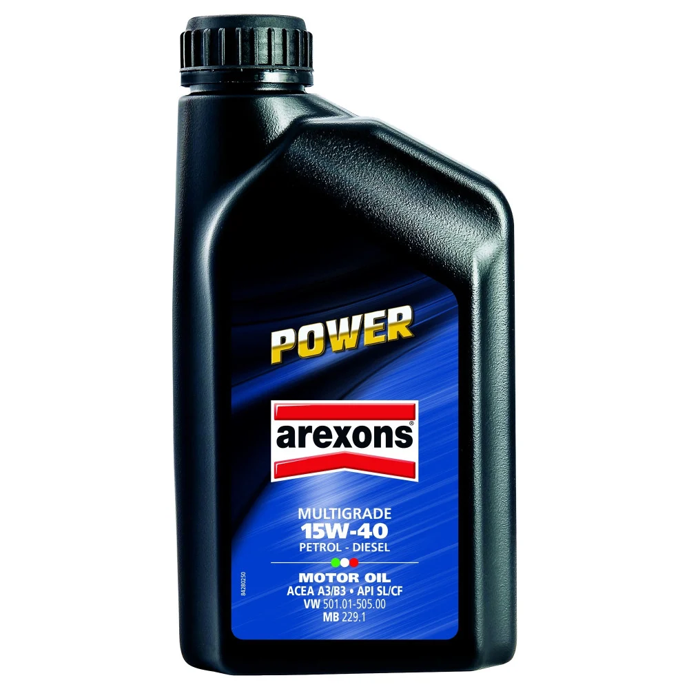 OLIO MOTORE 15W-40 POWER MULTIGRADE AUTO VEICOLI 1 LT MOTORE DIESEL LUBRIFICANTE