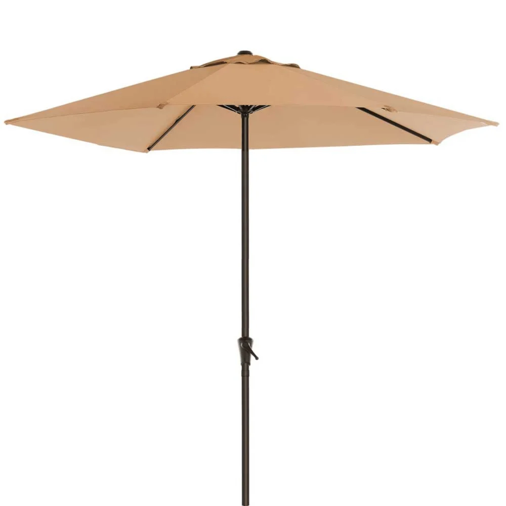 OMBRELLONE ROTONDO DA GIARDINO PALO CENTRALE CON CHIUSURA A CARRUCOLA ANTIVENTO - TrAdE Shop Traesio