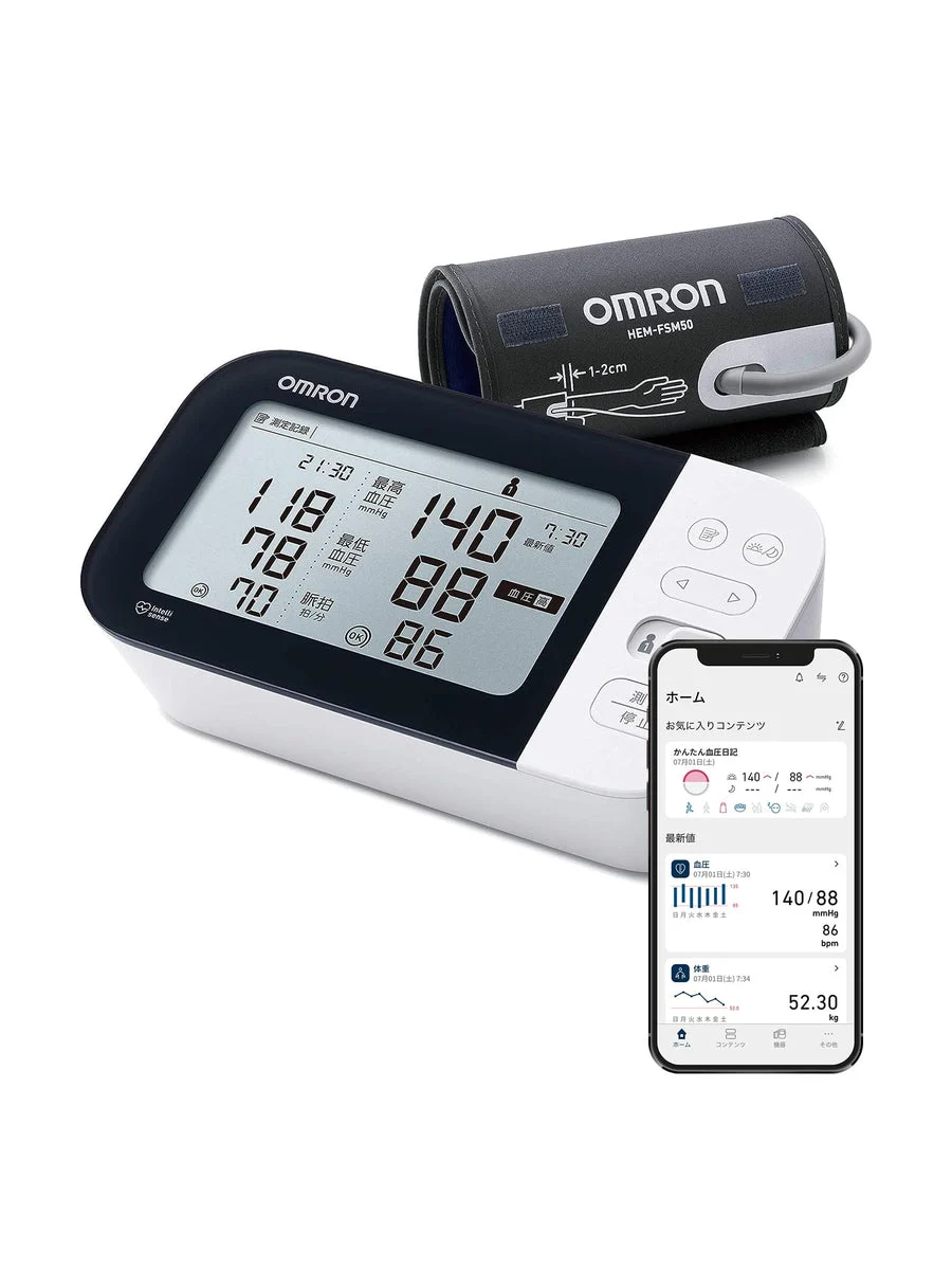 Omron Misuratore di Pressione da Braccio Premium 19 HCR-7602T