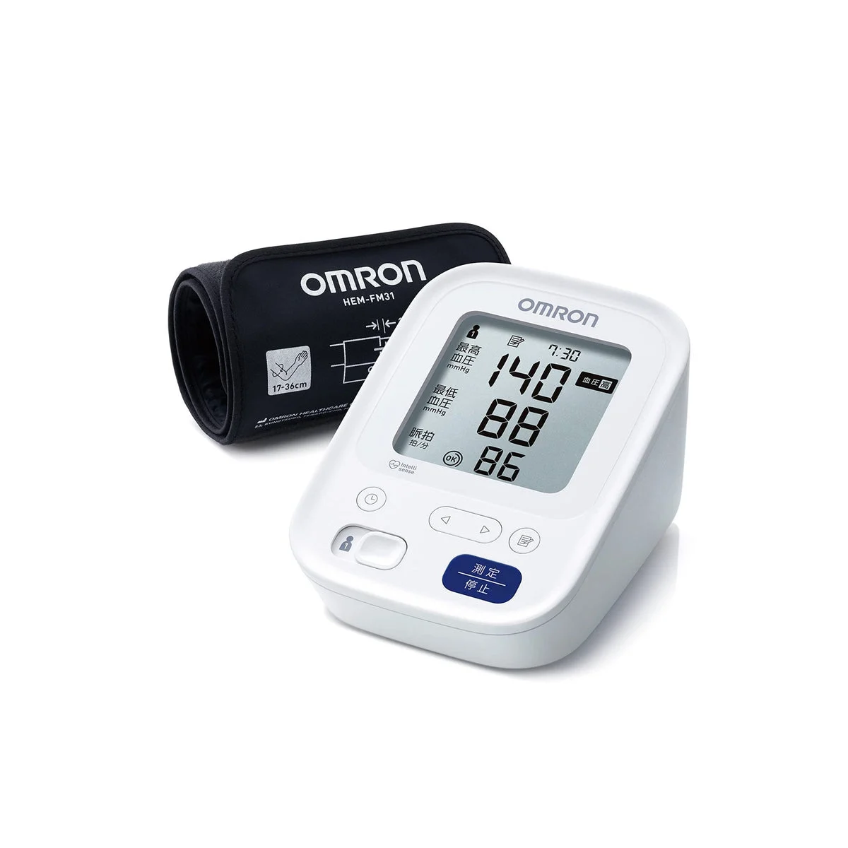 OMRON Upper Arm Blood Pressure Monitor Standard 19 Series HCR7202