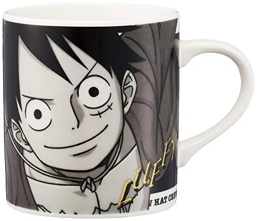 ONE PIECE Tazza Monocromatica Monkey D. Luffy 8cm 121114 Made in Japan - ONE PEICE
