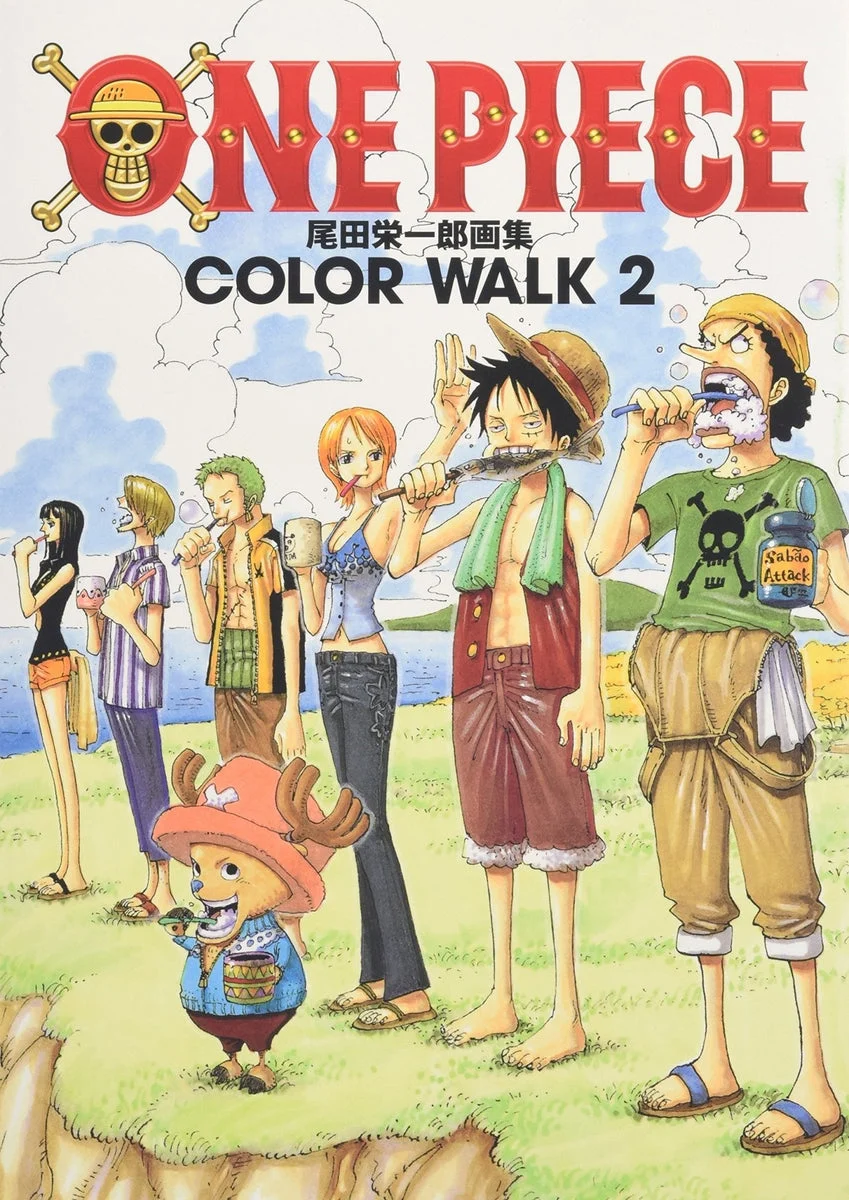 One Piece art book Color Walk 2 illustrato da collezione