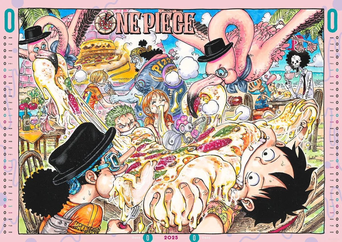 ONE PIECE Calendario 2025 - Edizione Limitata - Collezione Fumetti