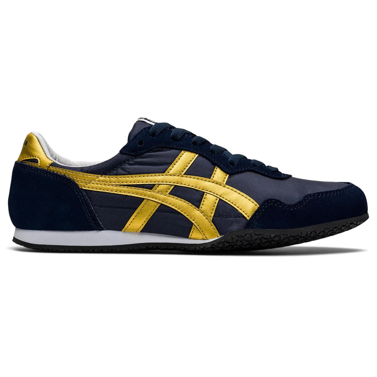 Onitsuka Tiger sneakers leggere e ammortizzate Serrano Midnight Pure Gold - WAFUU JAPAN