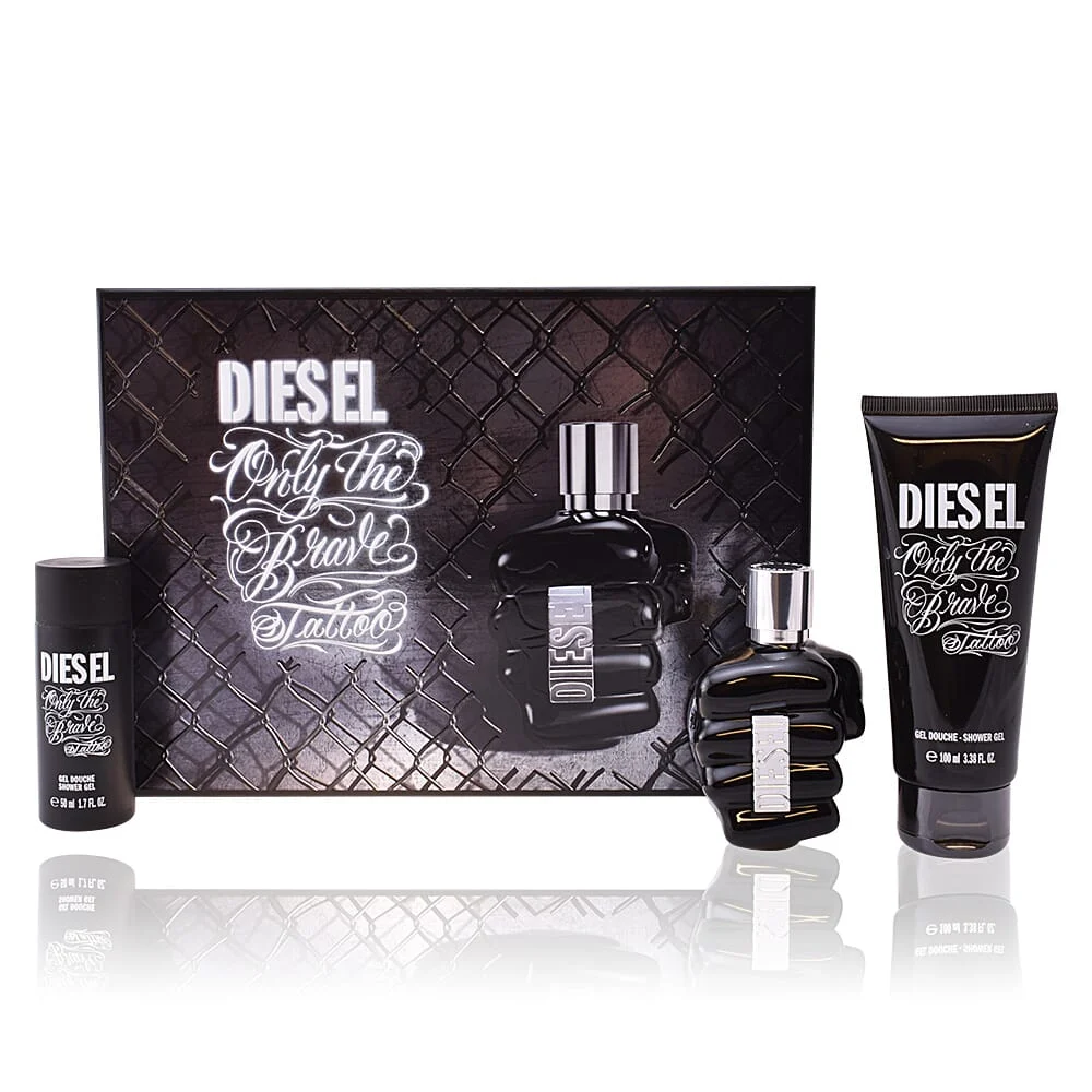 Only The Brave Tattoo Set EDT 75 ml + Gel Doccia 100 ml + Gel Doccia 50 ml - Diesel
