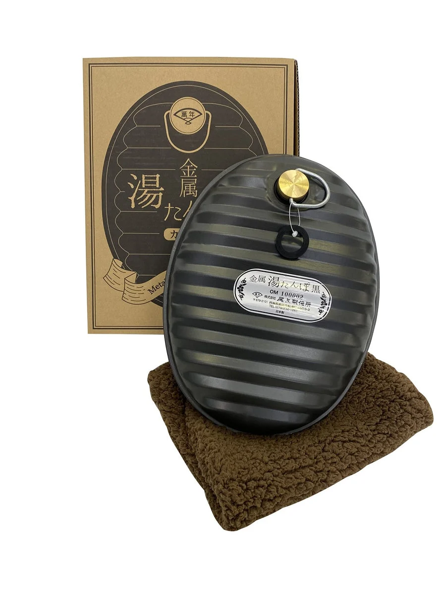 ONOE Bottiglia Acqua Calda 2.4L Nero Made in Japan - WAFUU JAPAN