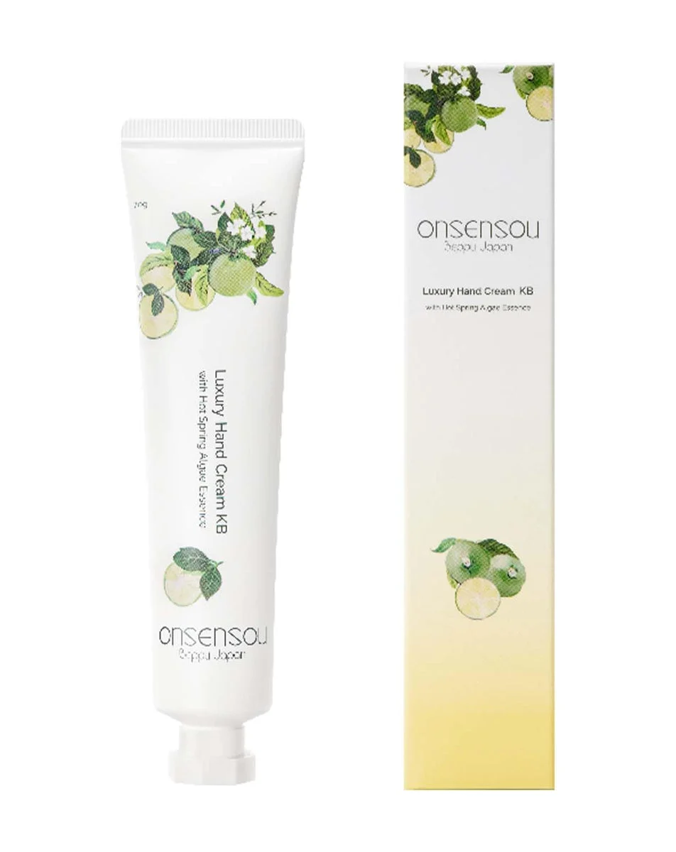ONSENSOU Crema Mani Luxury al Kabosu e Yuzu con Burro di Karité 35 g