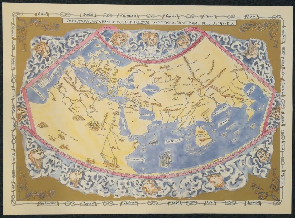 orbis typus universalis iuxta ptholomaei traditionem exactissime depicta (1992) - Arredamento marinaresco