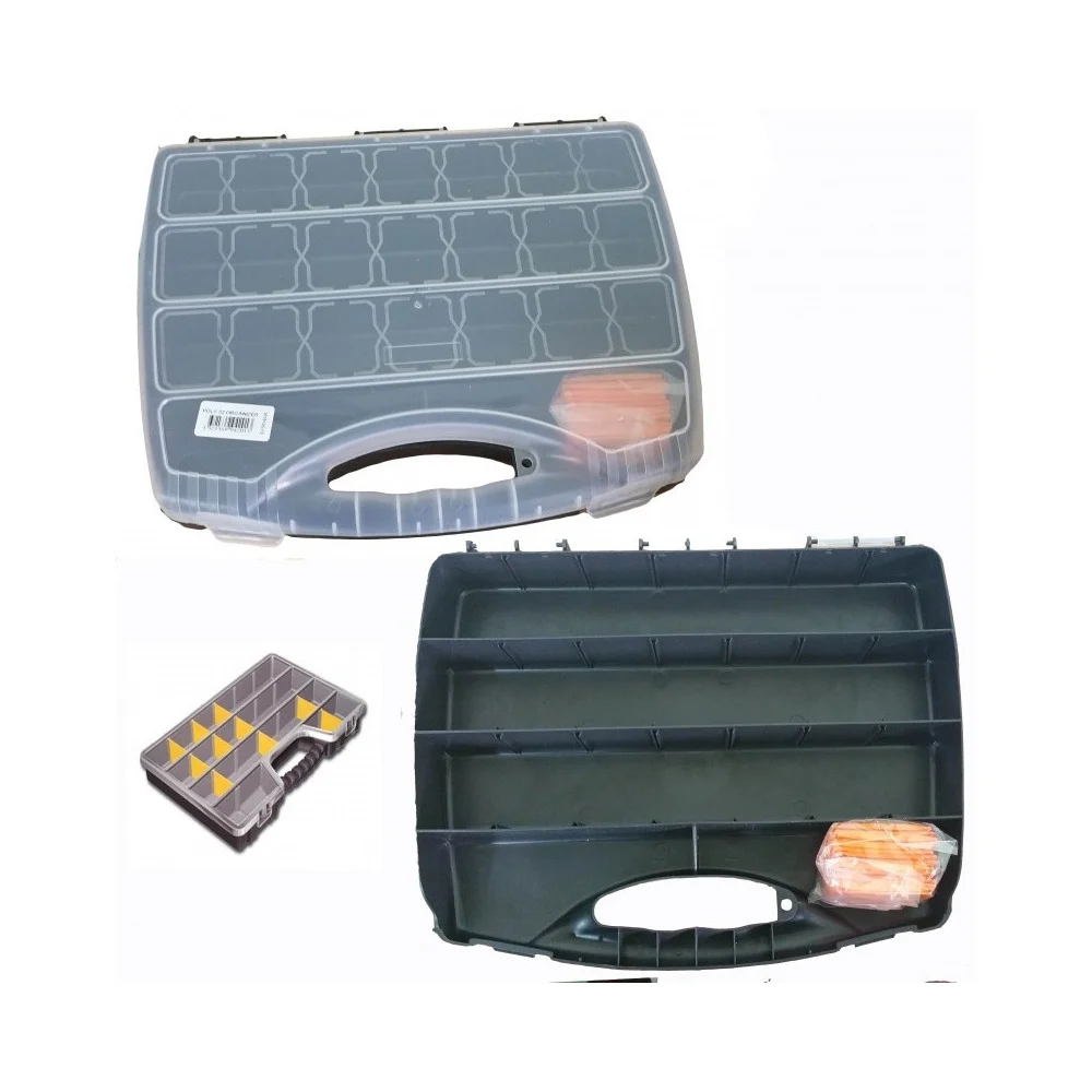 ORGANIZER 32CM CASSETTA ATTREZZI PORTA MINUTERIA MINUTERIE 23 VASCHETTE - TrAdE Shop Traesio