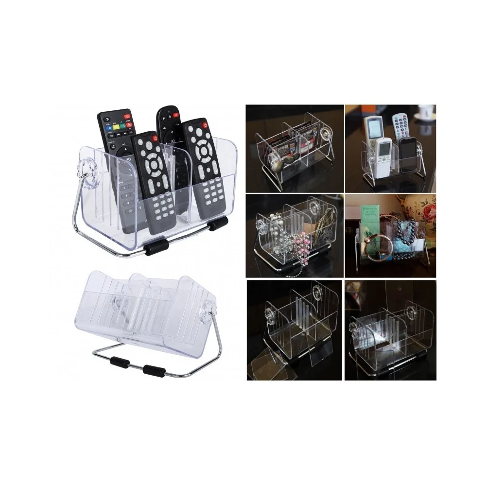 ORGANIZER ORIENTABILE 6 SCOMPARTI REGOLABILI PORTA CELLULARI GIOIELLI ACRILICO - TrAdE Shop Traesio