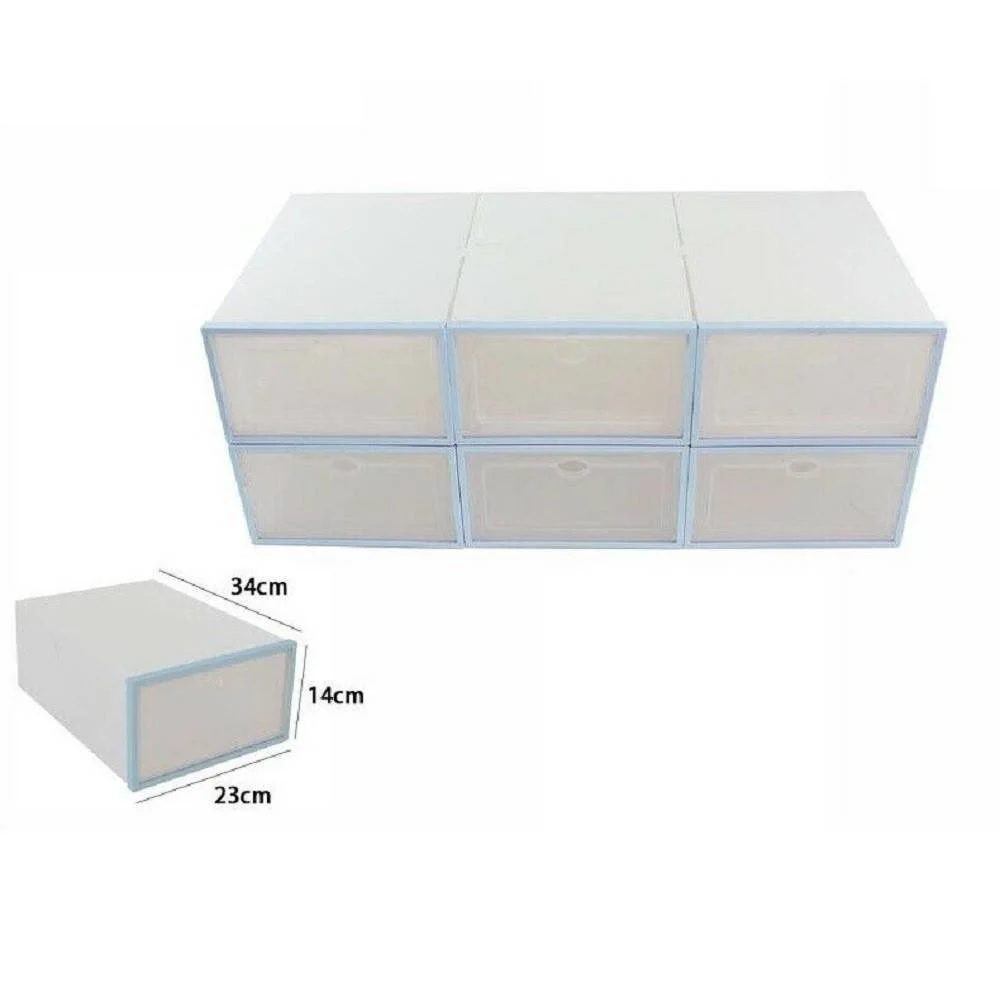 ORGANIZER PORTA SCARPE A CUBI 6 SCOMPARTI 6 PAIA BOX CONTENITORE SCARPIERA 70521 - TrAdE Shop Traesio