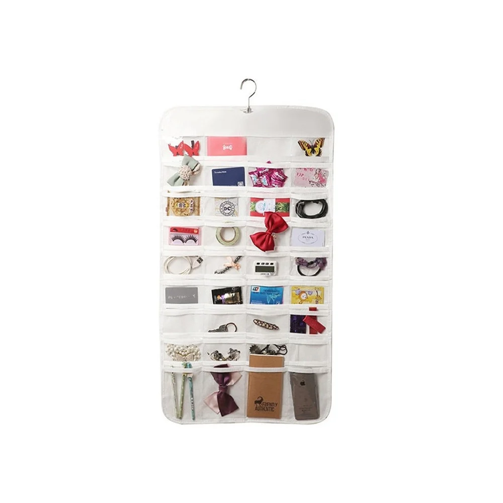 ORGANIZZATORE ORGANIZER DI GIOIELLI DA APPENDERE DOPPIO LATO 72 TASCHE JEWELLERY - TrAdE Shop Traesio