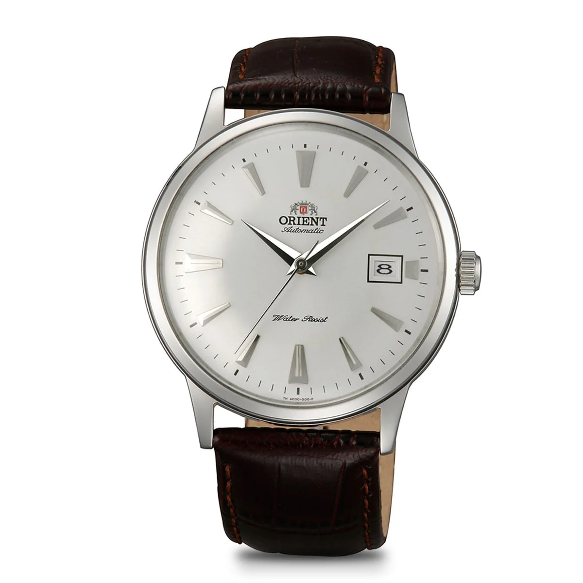 Orient Bambino Automatic Watch SAC00005W0 White Silver Dial Men's