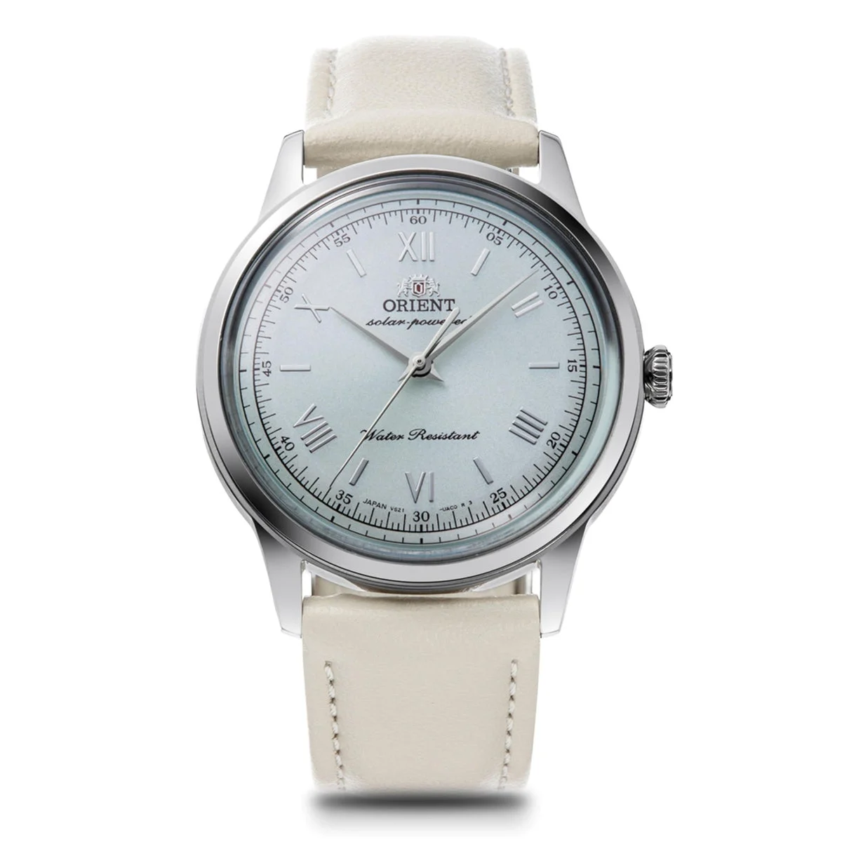 Orient Bambino Solar Men's Watch RN-WK0002E Pale Green Dial Warranty
