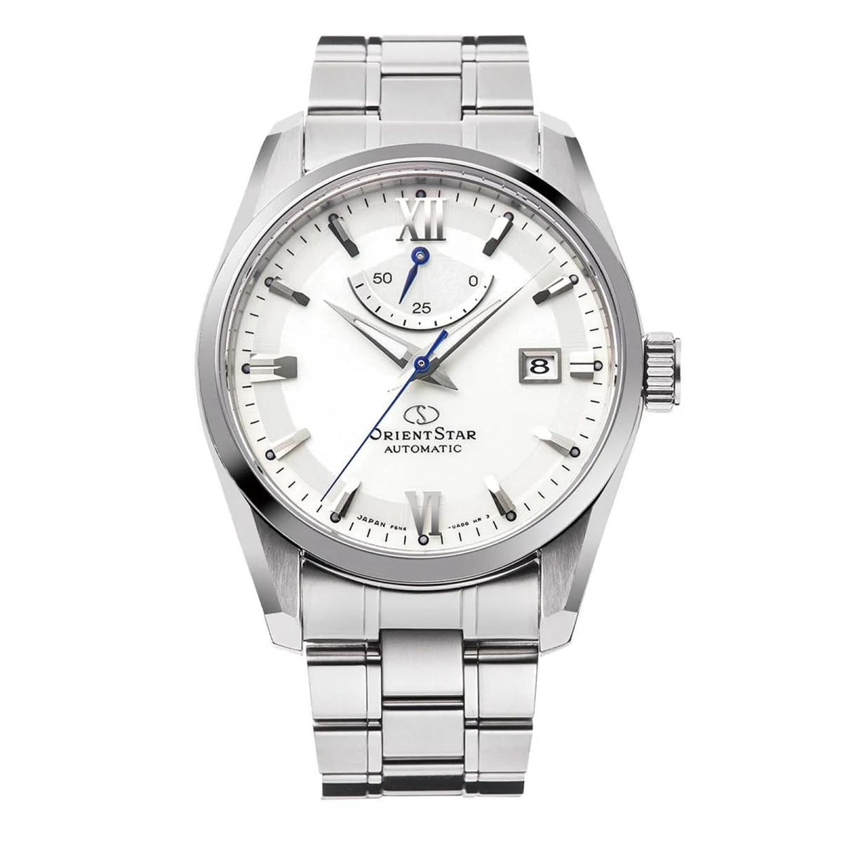 Orient Star Orologio Meccanico Automatico RK-AU0006S Cassa 38.5mm Dial Bianco Argento