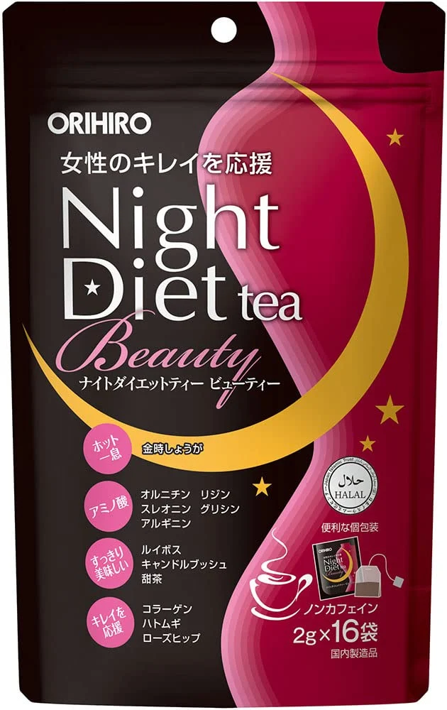 ORIHIRO Night Diet Tea Beauty 16 Bags