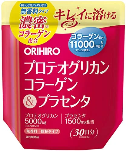 ORIHIRO Proteoglycan Collagen & Placenta 180g