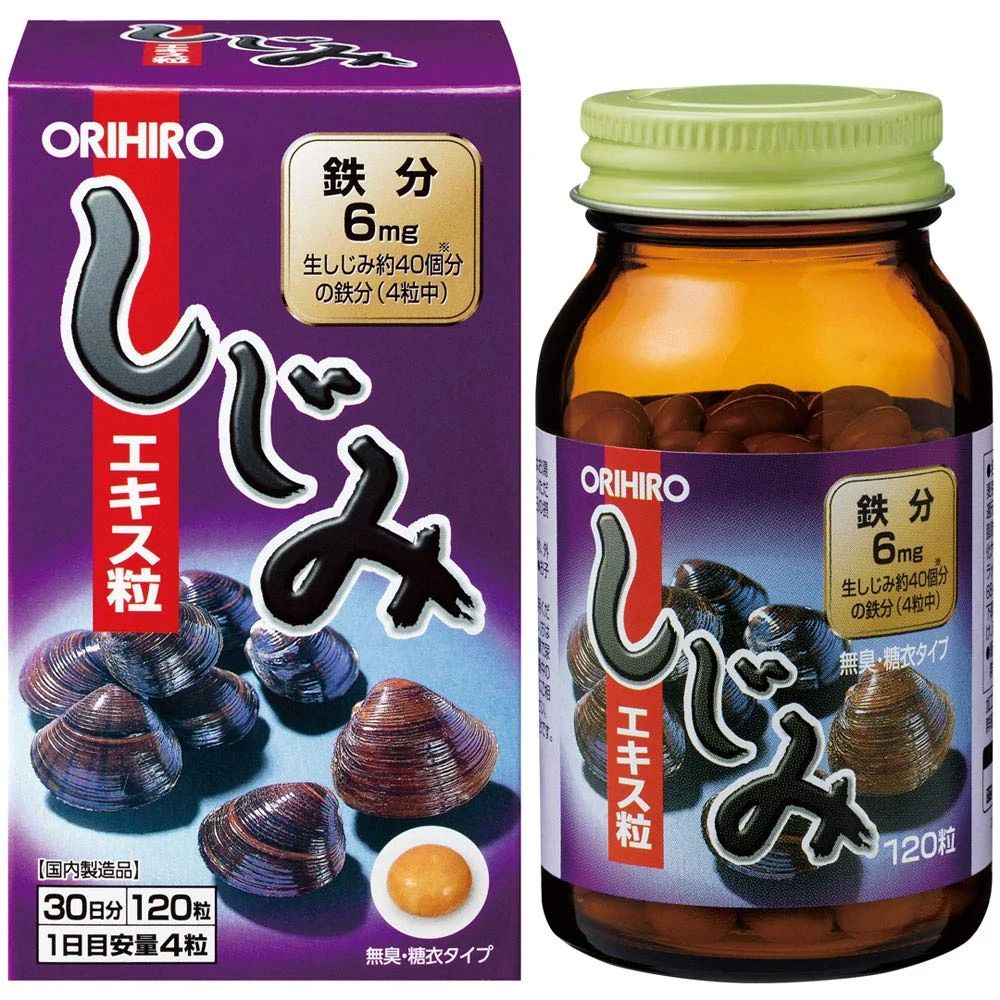 ORIHIRO Shijimi Extract Granules 120 capsel