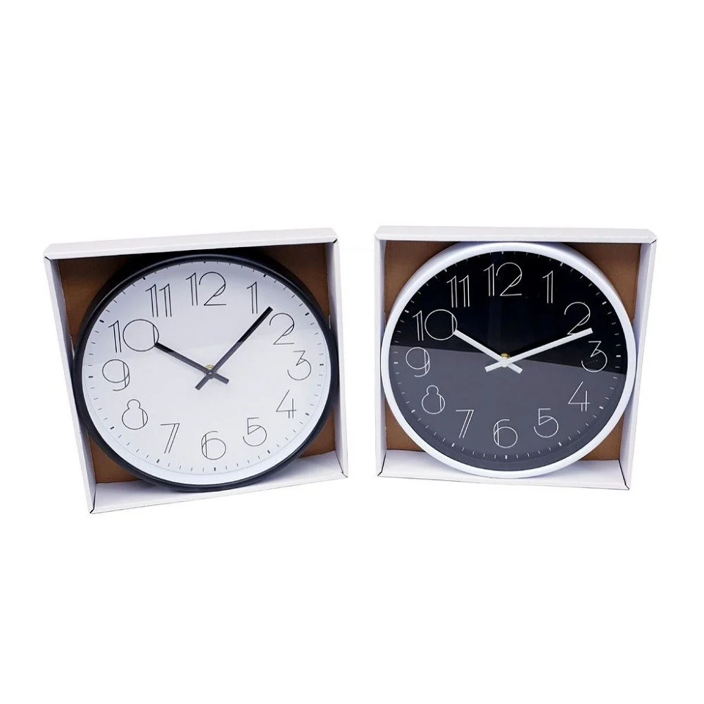 OROLOGIO DA PARETE ANALOGICO ROTONDO CUCINA STANZA CASA ARREDAMENTO 25 CM 206707 - TrAdE Shop Traesio