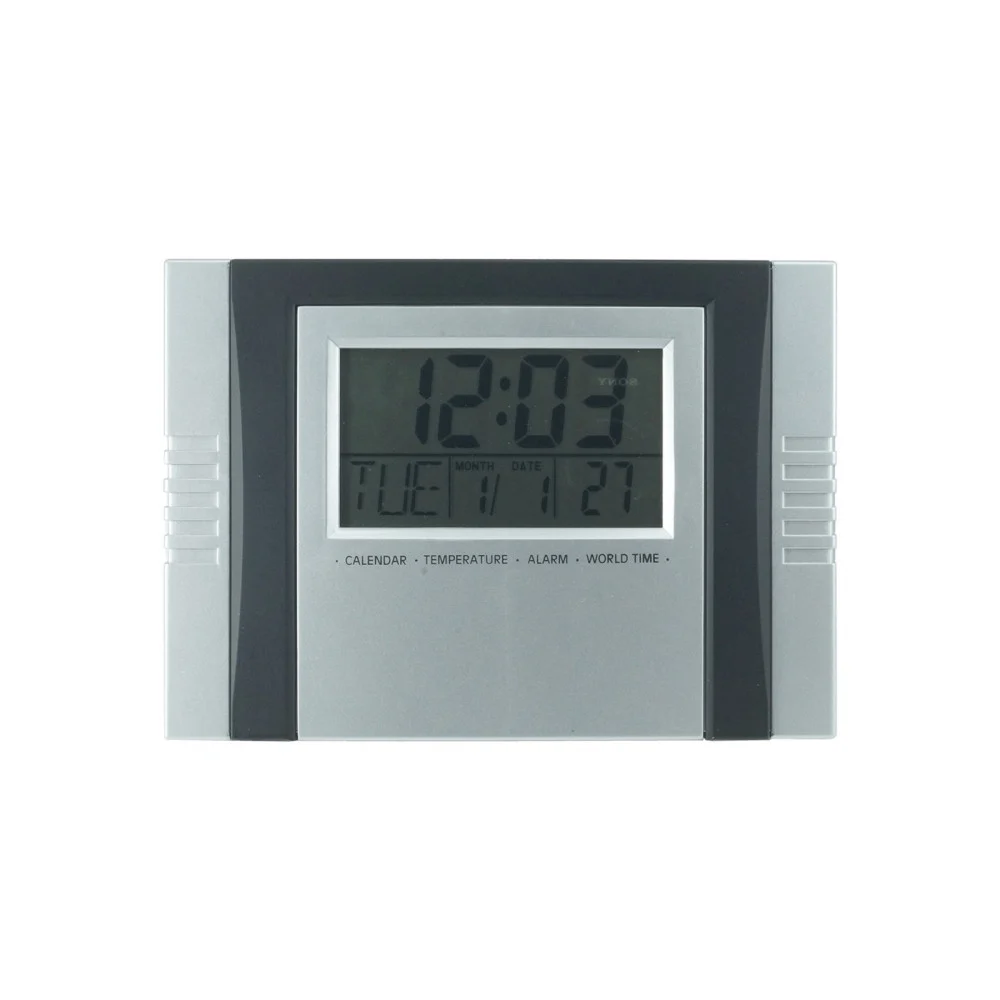OROLOGIO DIGITALE DA PARETE DA SCRIVANIA TEMPERATURA DATARIO ALLARME CRONO 2304 - TrAdE Shop Traesio