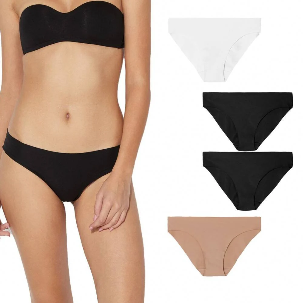 PACK 4 SLIP 2XNERO 1XBIANCO 1XBEIGE ART. 8806 INTIMO OUNO INVISIBILE TAGLIA M/L - TrAdE Shop Traesio