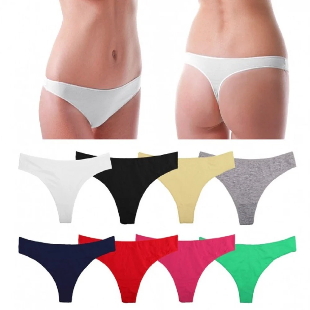 PACK DA 12 SLIP COTONE MOD. SCARLETT PERIZOMA INTIMO DONNA VARIE TAGLIE F6128 - TrAdE Shop Traesio