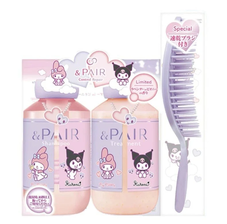 &PAIR Set shampoo e trattamento Control Repair SANRIO My Melody Kuromi