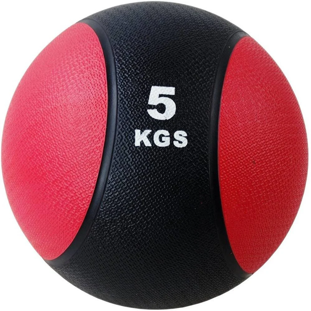 PALLA MEDICA IN GOMMA PER ESERCIZI ALLENAMENTO BOXE ARTI MARZIALI FITNESS DA 5KG - TrAdE Shop Traesio