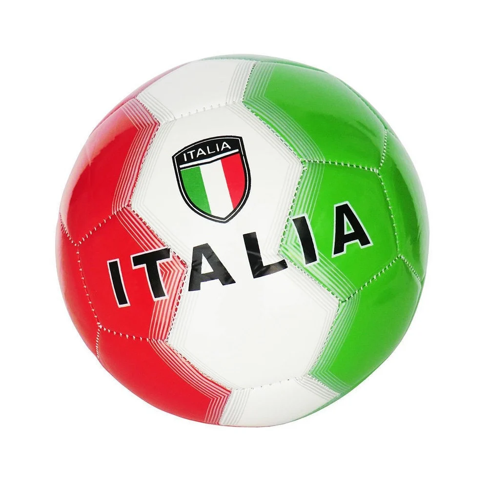 PALLONE PALLA DA CALCIO FOOTBALL ITALIA BANDIERA ITALIANA MISURA 5 UFFICIALE - TrAdE Shop Traesio