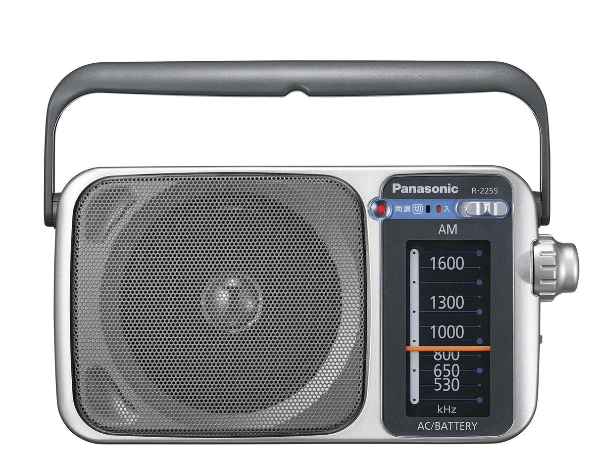 Panasonic Radio AM con sintonizzazione facile R-2255-S argento