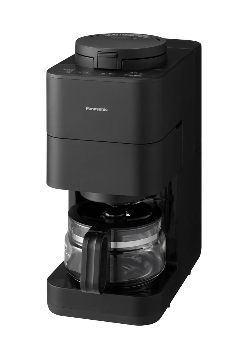 Panasonic macchina caffè automatica macinino e filtro acqua NC-A58-K nero 100V