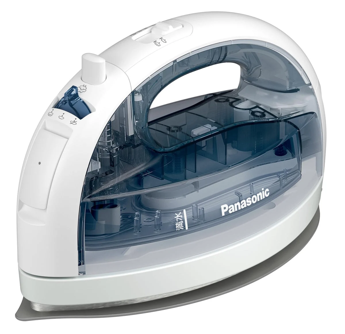 Panasonic Cordless Steam Iron NI-WL409-H Clear Gray W Head Titanium Coat