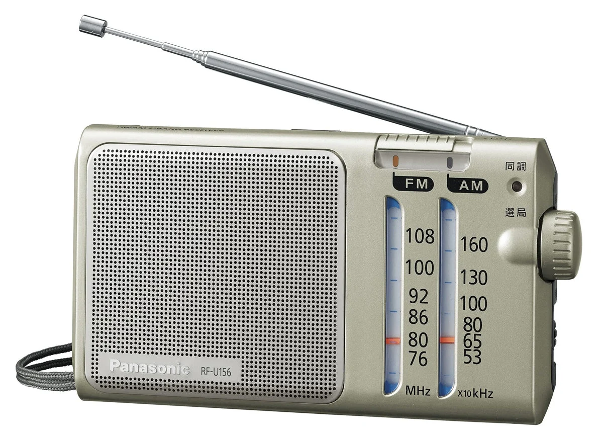 Panasonic Radio portatile FM AM Wide FM RF-U156-S argento