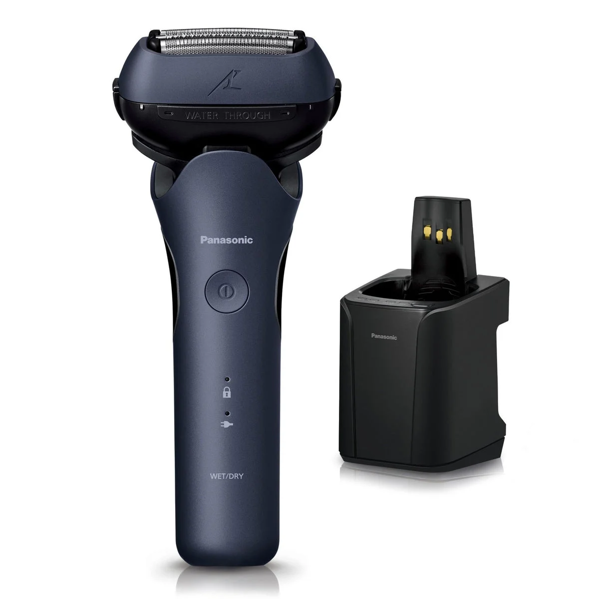 Panasonic Rasoio elettrico Lamdash a 3 lame con base autopulente ES-LT8C-A Nero