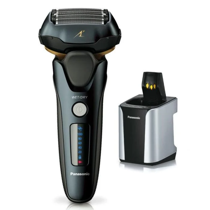 Panasonic Lamdash Men's Shaver 5-Blade with Cleaning Station ES-LVK8-K Black AC100~240V