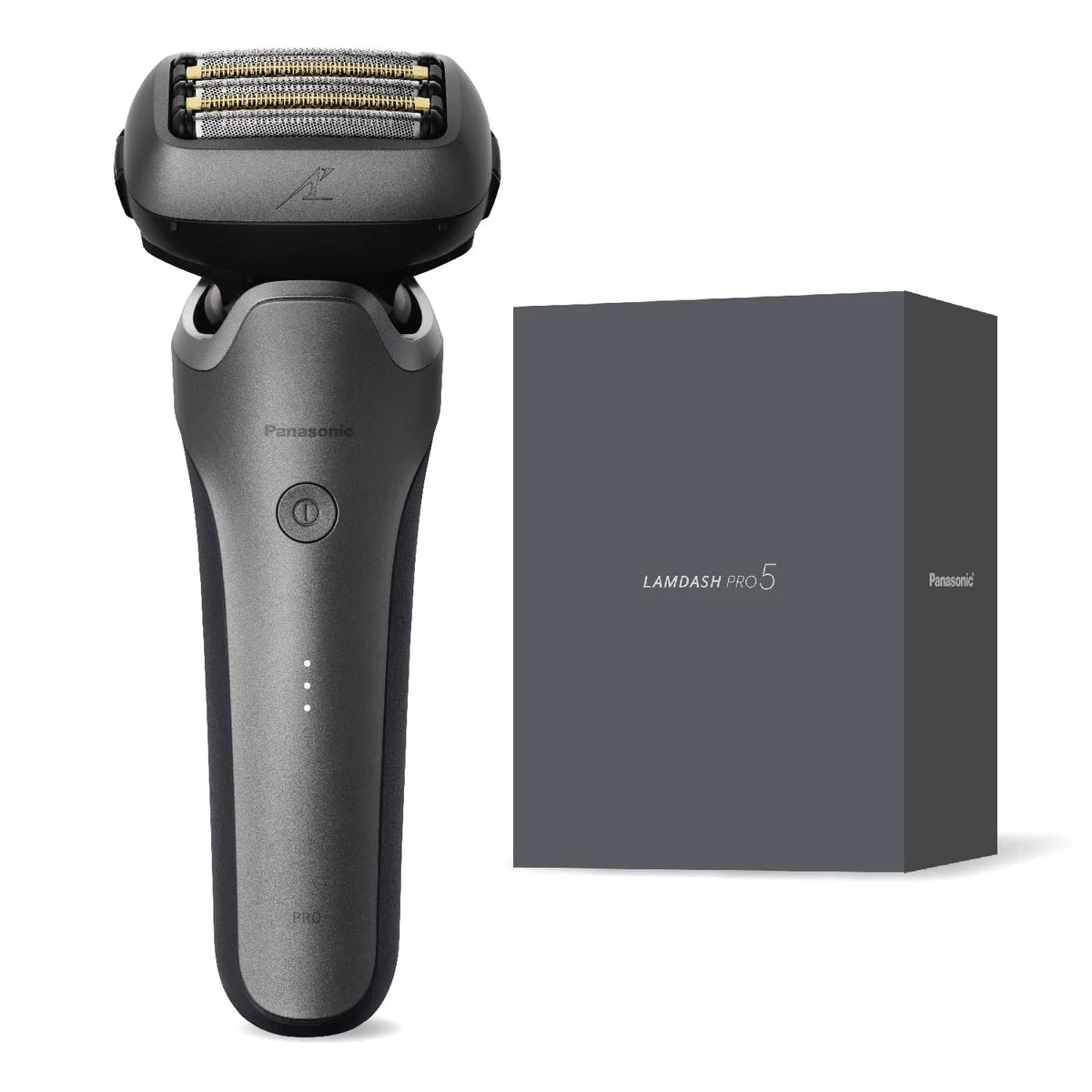 Panasonic Lamdash PRO rasoio elettrico uomo 5 lame ES-L551U-S Titanium Silver