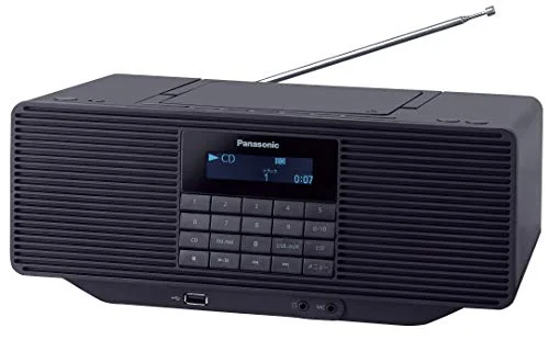 Panasonic Portable Stereo CD System AUX Black RX-D70BT-K
