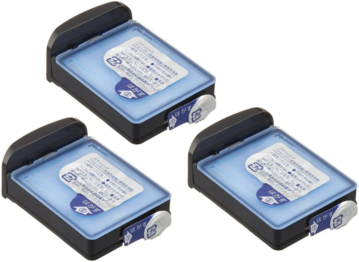 Panasonic cartucce pulizia rasoio Lamdash ES035 confezione da 3